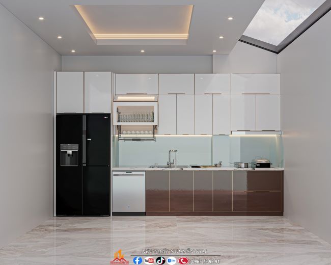 Giá tủ bếp cánh kính - Xu hướng mới và những điều cần biết trong năm 2024